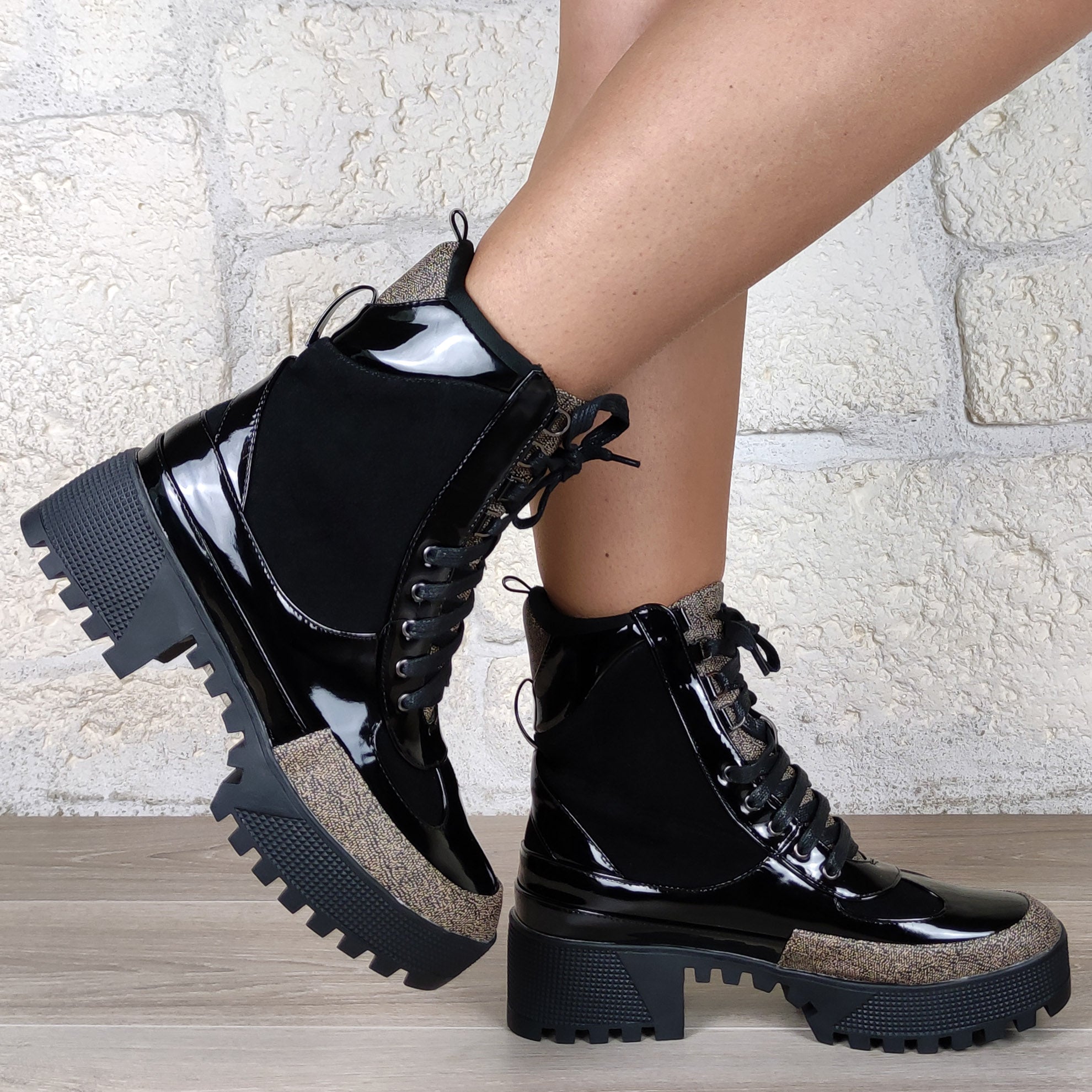 Bottines en vinyle outlet