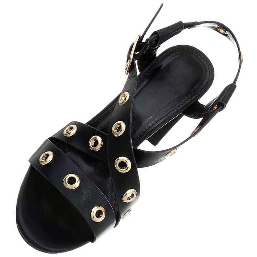 Escarpins sandale esprit spartiate : noir